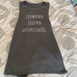 Nike Peace Love Swoosh workout tank XS